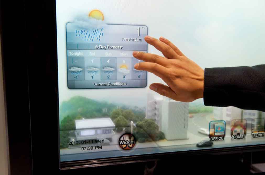 окна с климат контролем - LCD панель