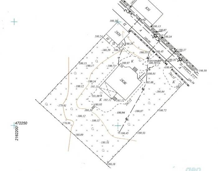 Как сделать топографическая карта участка в масштабе 1 500