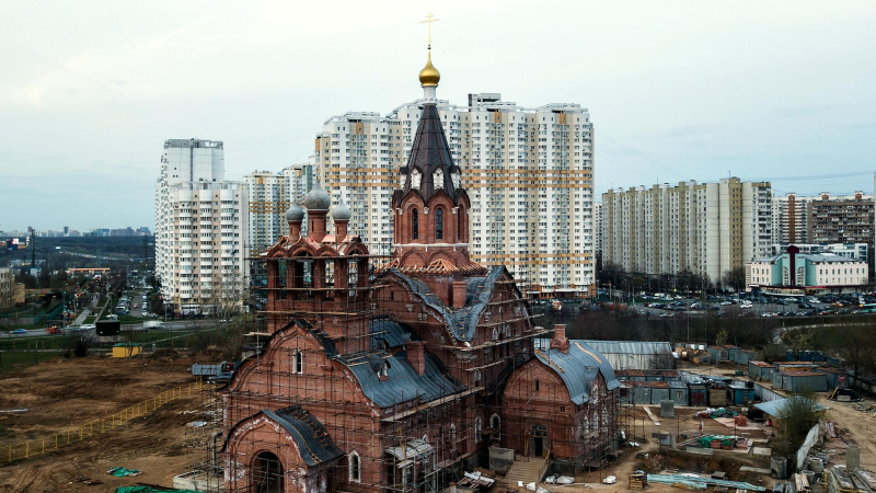 В Москве за пять лет построили более 50 новых храмов