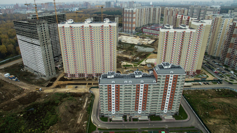 Проектное финансирование стройки жилья в Москве достигло 2,7 трлн рублей