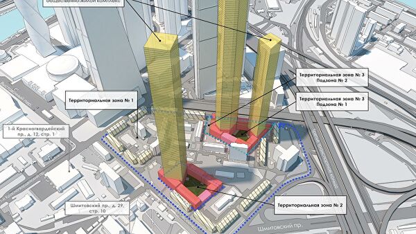 У "Москва-Сити" планируют построить жилые небоскребы высотой 450 метров
