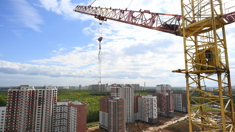 В Москве с начала года построили почти 10 млн "квадратов" недвижимости
